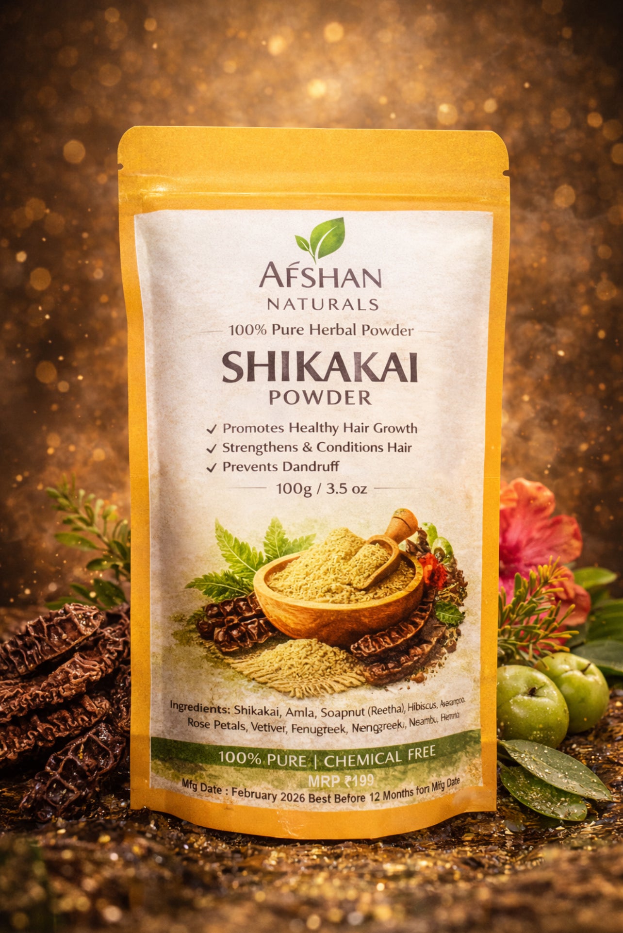 Afshan Natural ShikakaiPowder