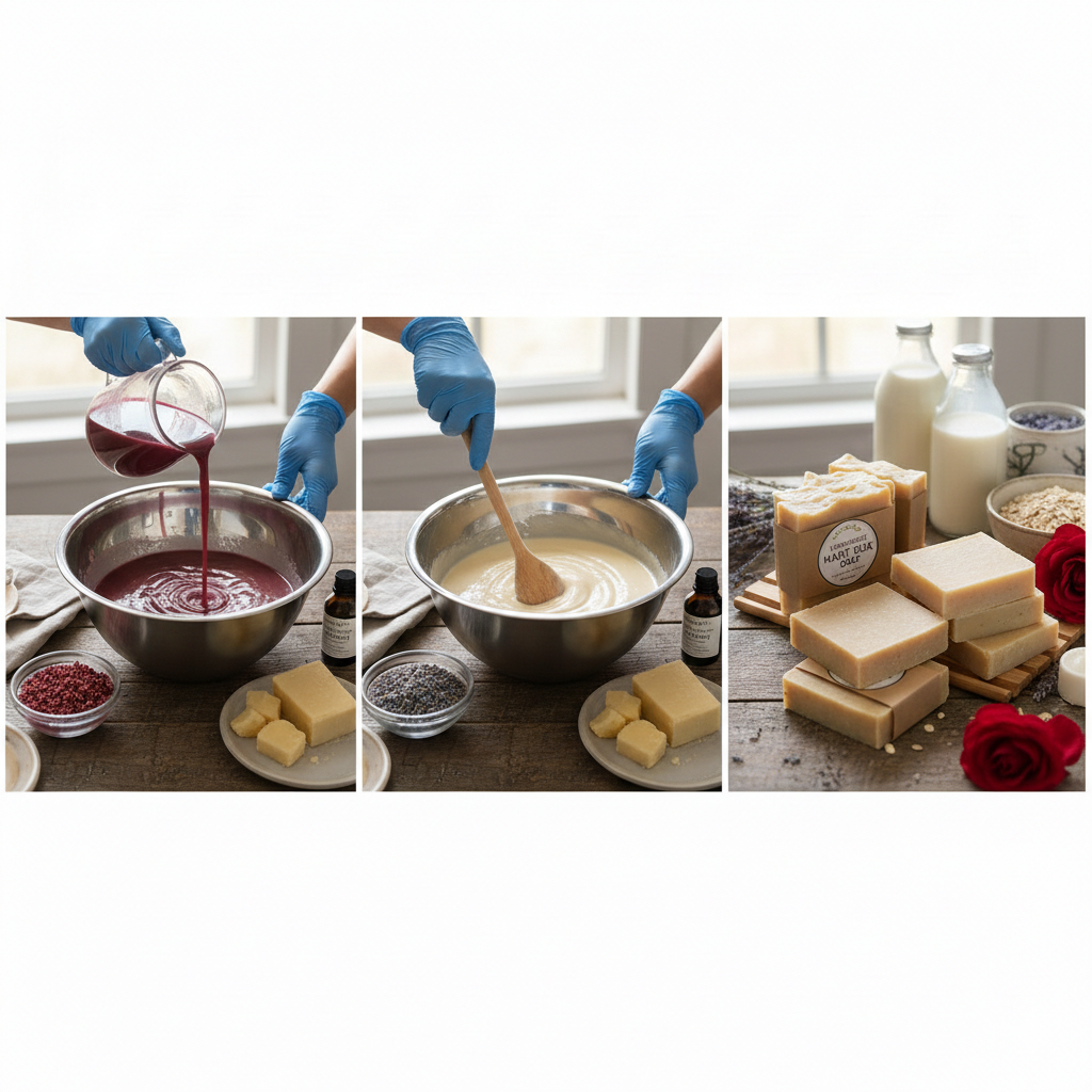 Manjistha cold process soap - for healthy glowing skin