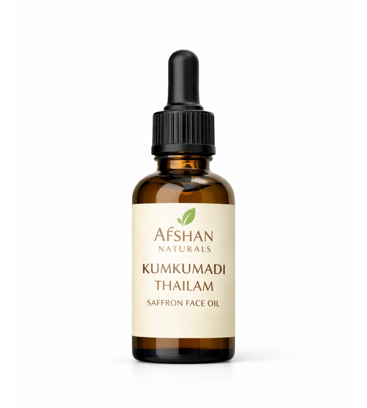 Afshan Naturals Kumkumadi Thailam – Saffron Face Oil for Glowing Skin
