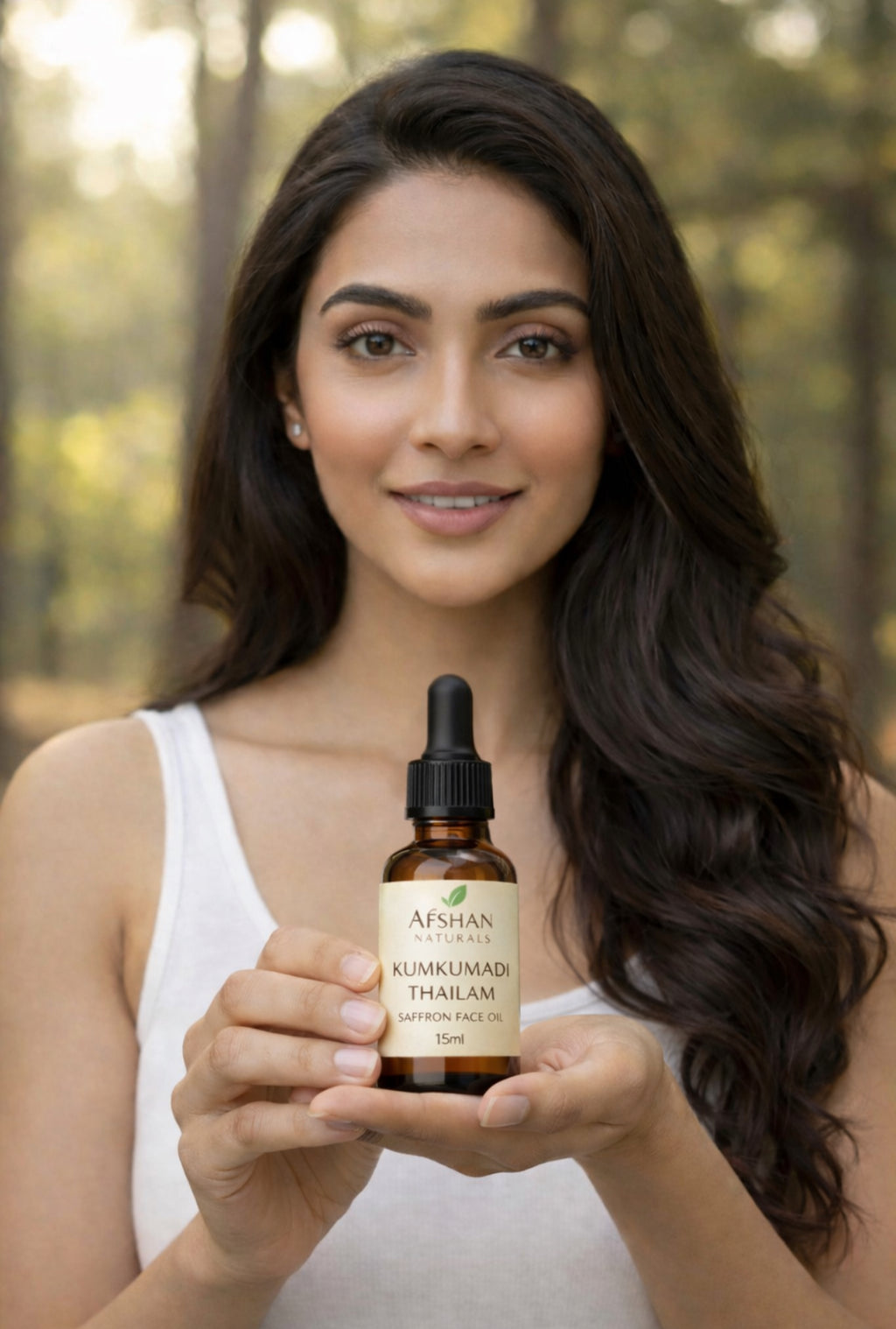 Afshan Naturals Kumkumadi Thailam – Saffron Face Oil for Glowing Skin